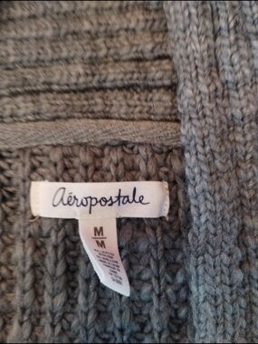 Aéropostale Gray Knit Vest Medium